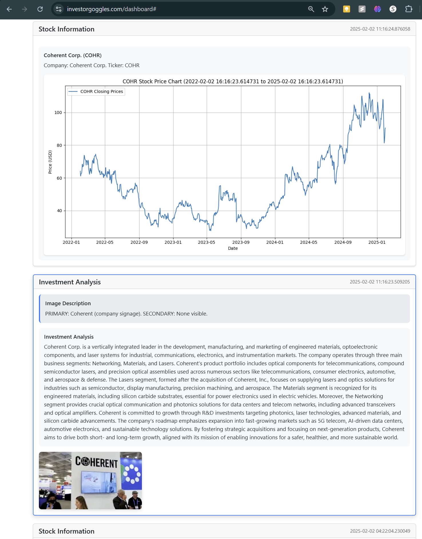 Interactive Dashboard